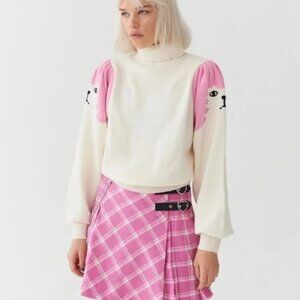 Lazy Oaf Poodle Puff Sleeve Knitted Jumper